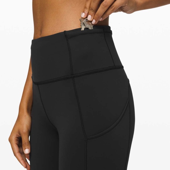 Lululemon⎜Fast & Free High-Rise Tight 28" *Non-Reflective Brushed⎜Black - Picture 4 of 15